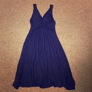 Midnight blue knee-length dress
